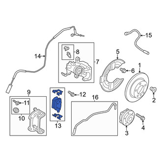 Mini OE - Rear Disc Brake Pad Set