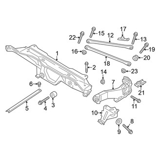 Mini OE - Rear Suspension - Suspension Components (AWD)