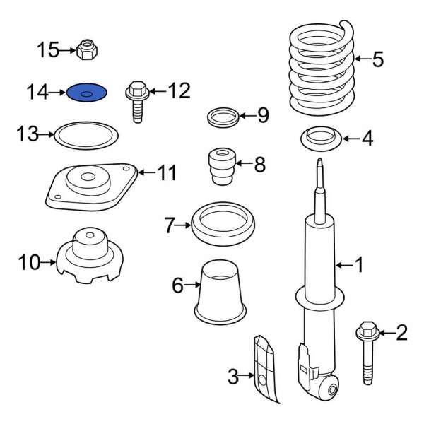 Suspension Strut Mount Reinforcement