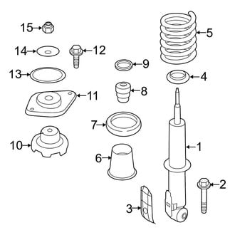 Mini OE - Rear Suspension - Struts & Components (AWD)