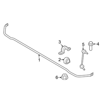 Mini OE - Rear Suspension - Stabilizer Bar & Components (John Cooper Works ALL4 / S ALL4)