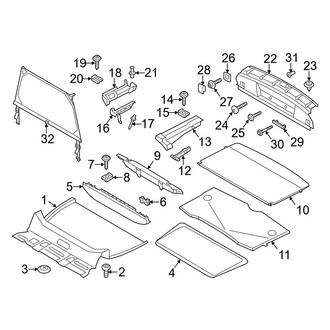Mini OE - Rear Body & Floor - Interior Trim (Base / S / S ALL4)
