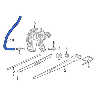 Mini OE - Rear Liftgate Washer Hose