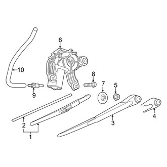 Mini OE - Lift Gate - Wiper & Washer Components (Base / S / S ALL4)
