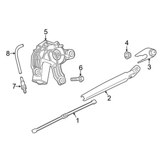 Mini OE - Lift Gate - Wiper & Washer Components (Base / John Cooper Works ALL4 / S / S ALL4)