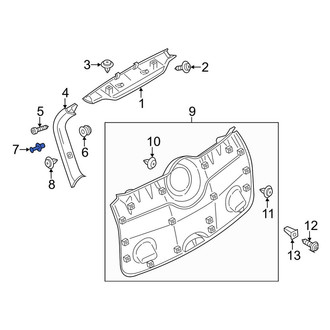 Mini OE - Liftgate Trim Panel Clip