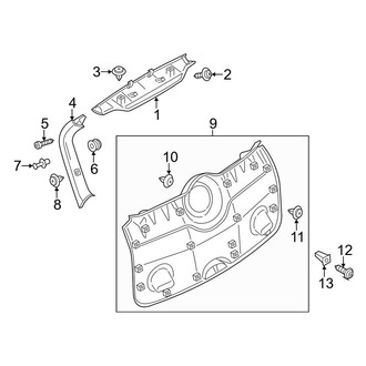 Mini OE - Lift Gate - Interior Trim (Base / S / S ALL4)