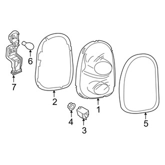 Mini OE - Rear Lamps - Tail Lamps (Base / S / S ALL4)