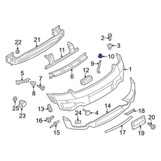 Mini OE - Bumper Guide Nut