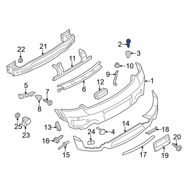 Bumper Cover Screw