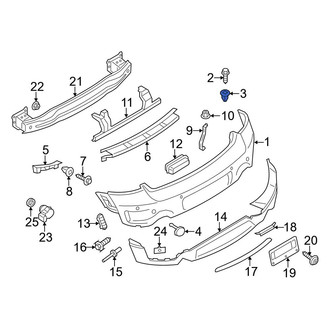 Mini OE - Bumper Guide Nut