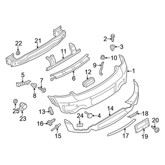 Mini OE - Rear Bumper - Bumper & Components (S / S ALL4)