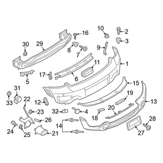 Mini OE - Rear Bumper - Bumper & Components (John Cooper Works ALL4)