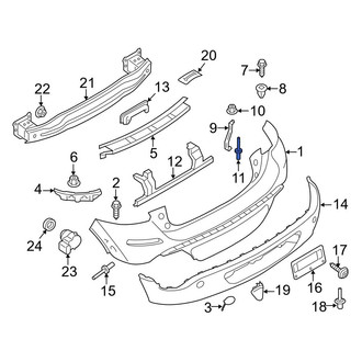 Mini OE - Bumper Cover Rivet
