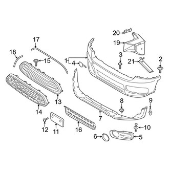 Mini OE - Front Bumper & Grille - Bumper & Components (Standard Bumper Cover & Trim)