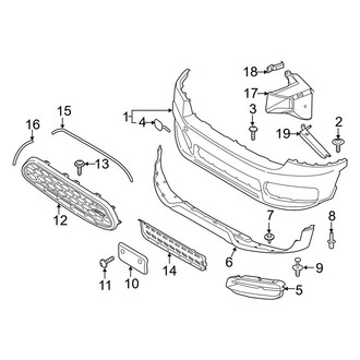 Mini OE - Front Bumper & Grille - Bumper & Components (Bumper Cover & Trim), (Base / ALL4 / S / S ALL4)