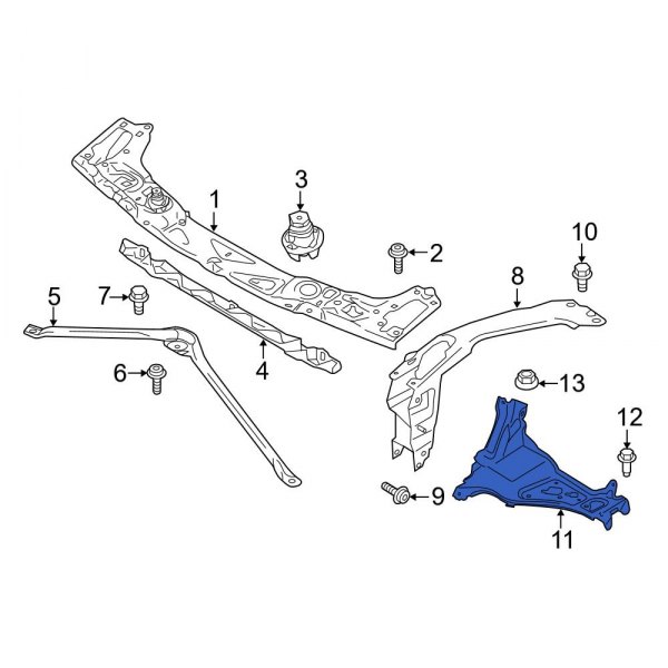 Radiator Support Side Panel