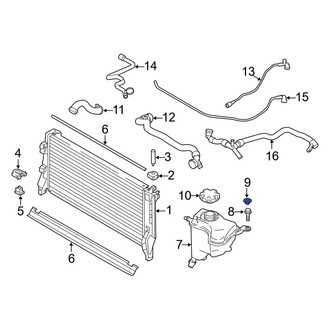Mini OE - Engine Coolant Reservoir Grommet