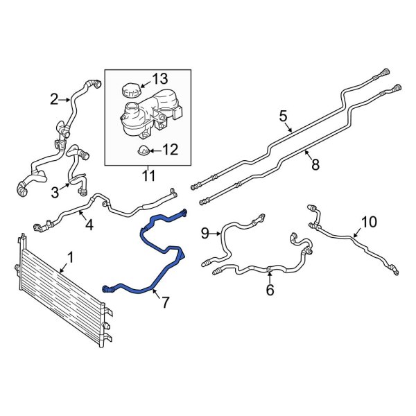 Drive Motor Battery Pack Coolant Hose