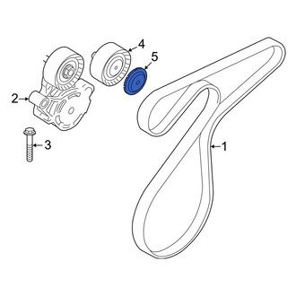 Mini OE - Accessory Drive Belt Idler Pulley Cap
