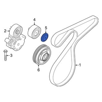 Mini OE - Accessory Drive Belt Idler Pulley Cap