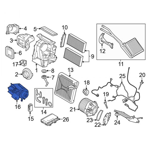 Mini OE 64116833650 A/C Refrigerant Temperature Sensor