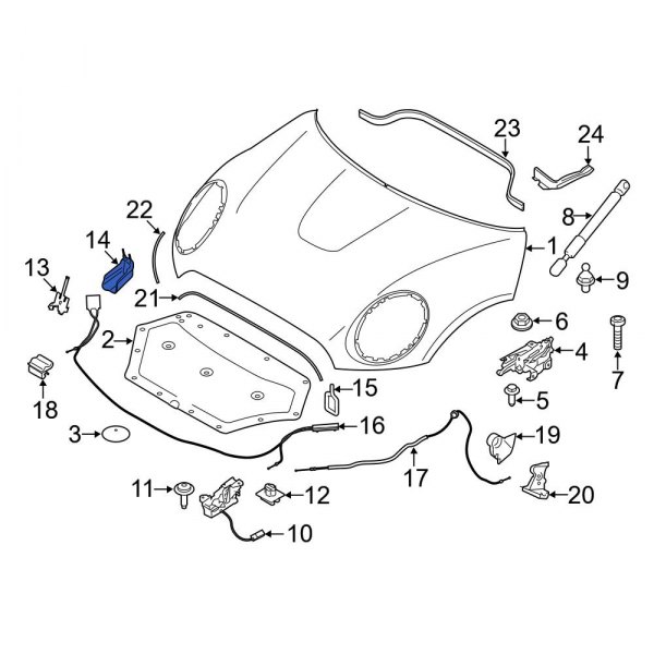 Hood Latch Cover