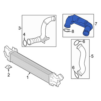 Mini OE - Intercooler Pipe