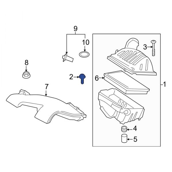 Air Filter Housing Bolt