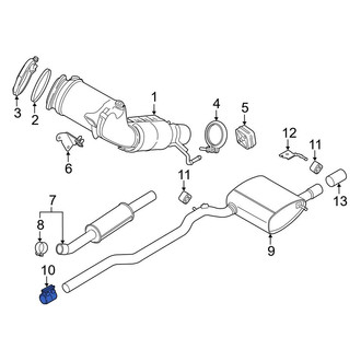 Mini OE - Rear Exhaust Muffler Clamp