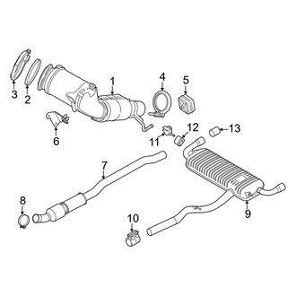Mini OE - Exhaust System - Exhaust Components (John Cooper Works ALL4)