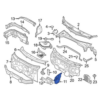 Mini OE - Left Body A-Pillar Reinforcement