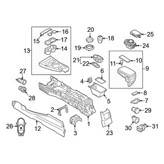 Mini OE - Center Console (Body & Components)