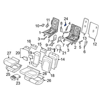 Mini OE - Rear Right Seat Armrest Cover