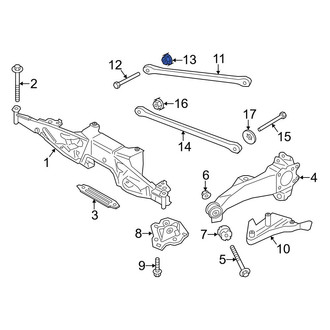 Mini OE - Upper Suspension Control Arm Nut