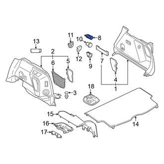 Mini OE - Rear Right 12 Volt Accessory Power Outlet