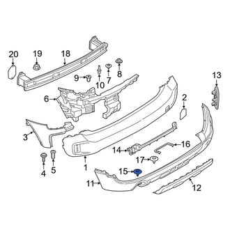 Mini OE - Tailgate Lift Motor Bolt