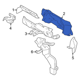 Mini OE - Upper Turbocharger Mount Heat Shield