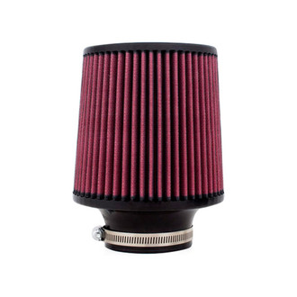 Mishimoto® - Performance Cotton Round Tapered Red Air Filter (3" F x 6" B x 5.125" T x 6" H)