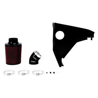 Mishimoto® - Performance Aluminum Black Cold Air Intake System with Red Filter