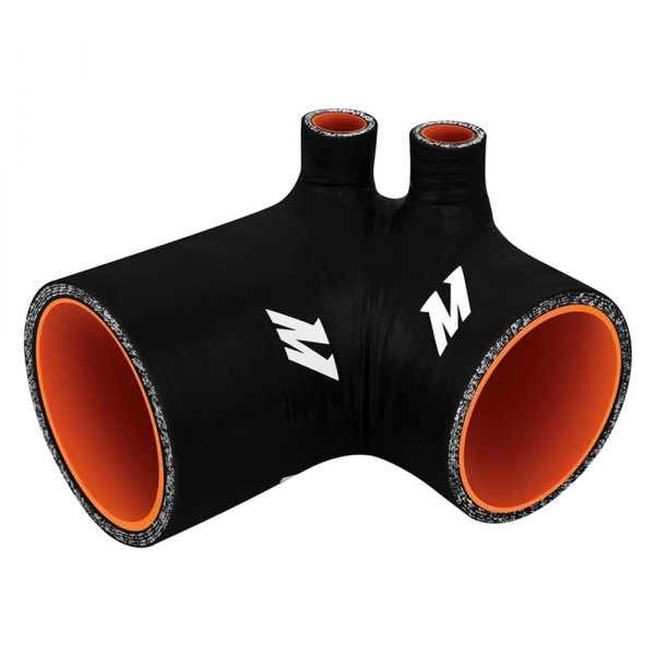 Mishimoto® MMHOSEE3692IBBK Silicone Black Air Intake Boot (2.9"; 3.