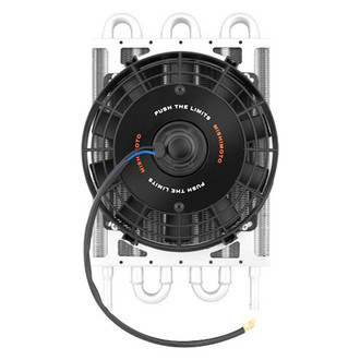 Mishimoto® - Heavy Duty Transmission Oil Cooler with Electric Fan