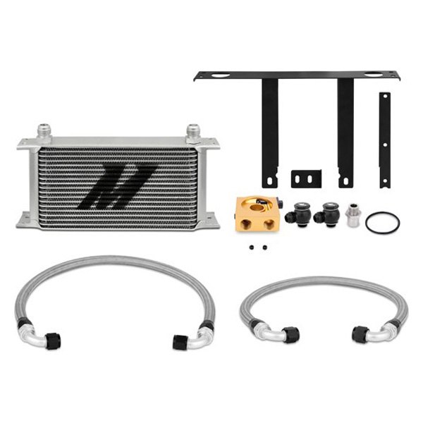 Mishimoto® - Powdercoated Oil Cooler Kit with Thermostatic