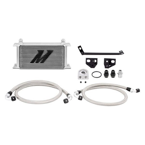 Mishimoto® - Painted Oil Cooler Kit w/o Thermostatic
