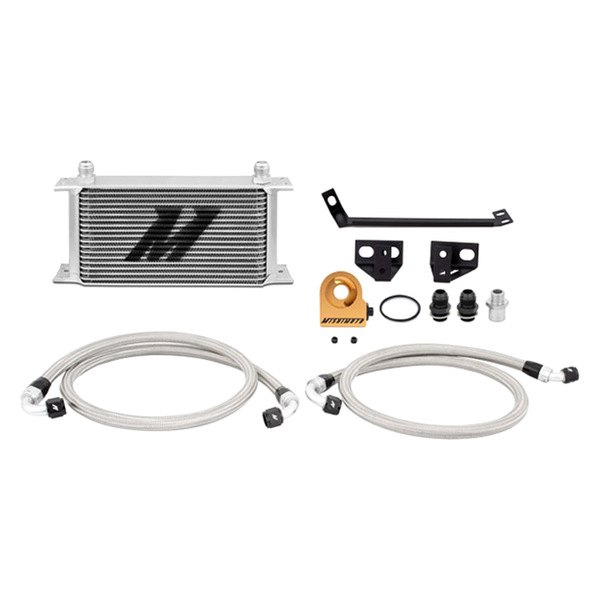 Mishimoto® - Painted Oil Cooler Kit with Thermostatic