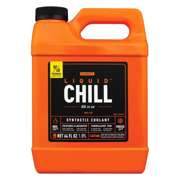Mishimoto® - Liquid Chill™ Synthetic 50/50 Prediluted Engine Coolant, 1/2 Gallon