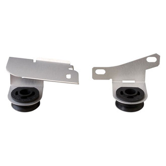 Mishimoto® - Silver Aluminum Radiator Stay Set