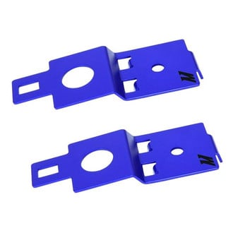 Mishimoto® - Blue Aluminum Radiator Stay Set
