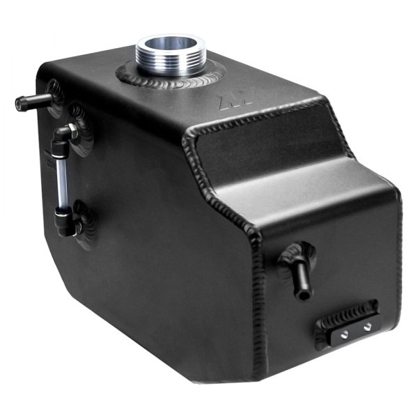 Mishimoto® MMRTF15011EMWBK Aluminum Engine Coolant Expansion Tank