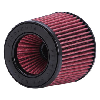 Mishimoto® - Performance Cotton Round Tapered Red Air Filter (3" F x 5.875" B x 5.25" T x 5" H)